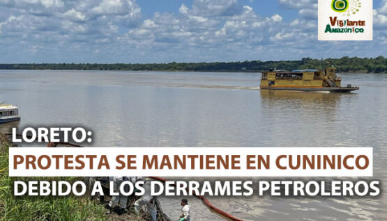Protesta se mantiene en Cuninico